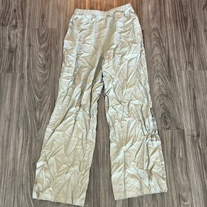 Things Between Small High Waisted Olive Green Pants Small Straight Leg